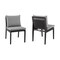 Armen Living Grand Outdoor Patio Dining Chairs in Aluminum with Gray Cushions, PK2 840254332720 - alternate 1